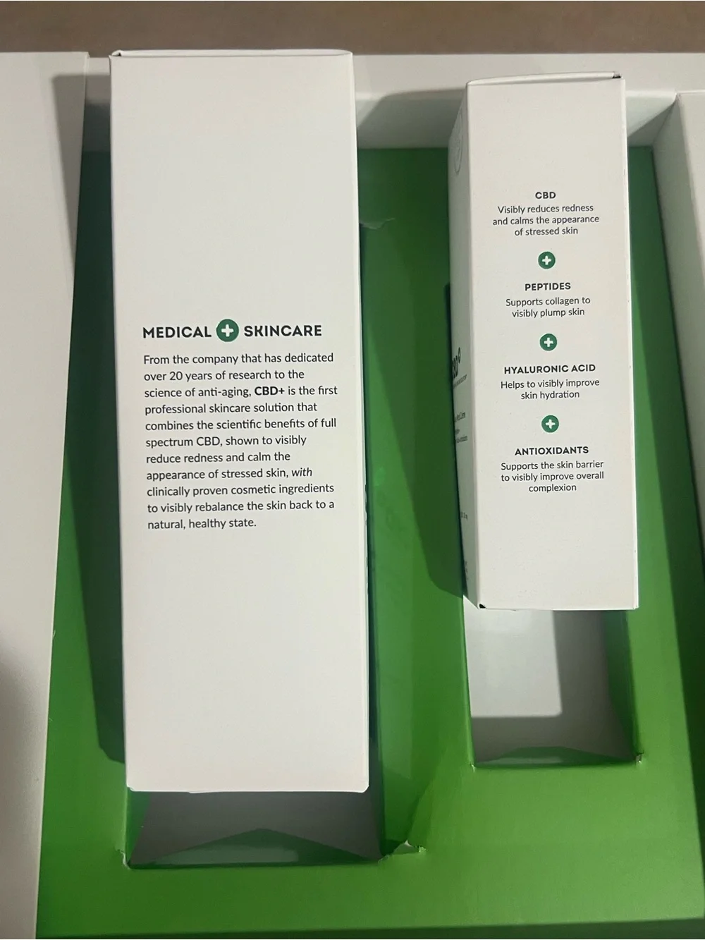 NIB Alma CBD+ Professional Skincare Body Firming Kit | Body + Neck Cream Set